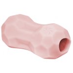 Różowy, elastyczny masturbator.