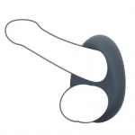Pierścień erekcyjny na jądra i penisa, silikonowy - DORCEL